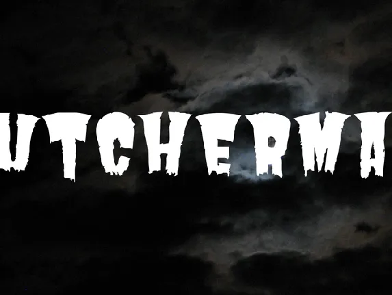 Butcherman font