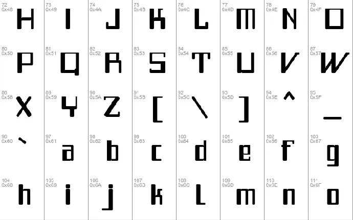 f2 Tecnocratica font