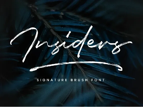 Insiders font