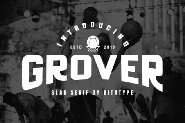 Grover Display font