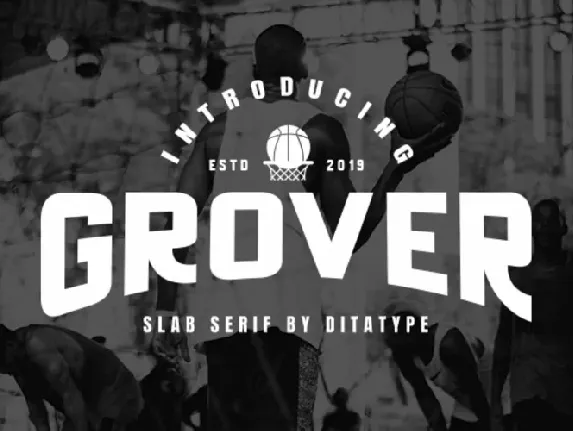 Grover Display font