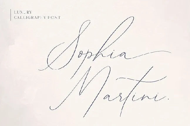 Sophia Martini Handwritten font