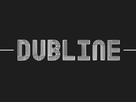 Dubline Typeface font