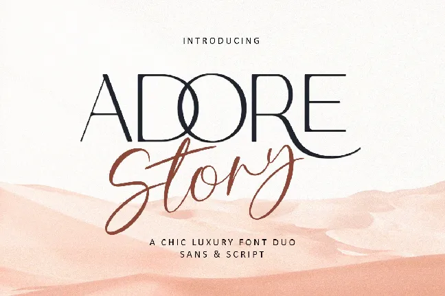 Adore Story font