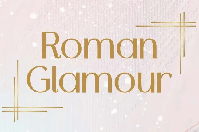 RomanGlamourDemo font