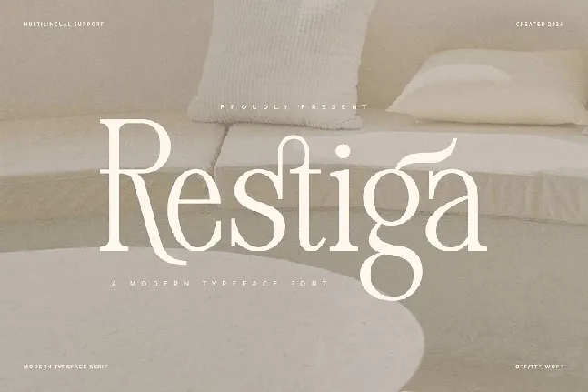 Restiga font