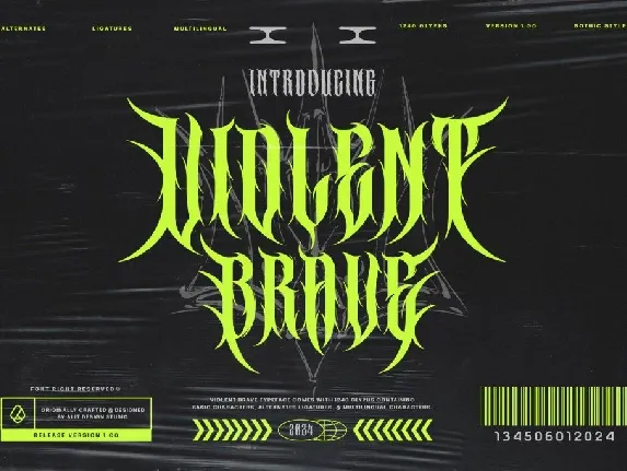 Violent Brave font