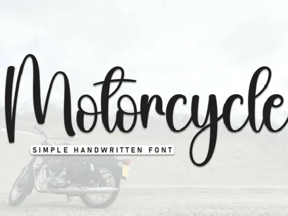 Motorcycle Script font