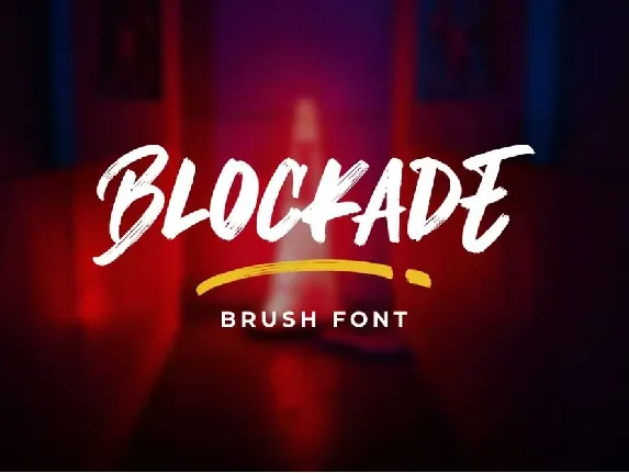 Blockade font