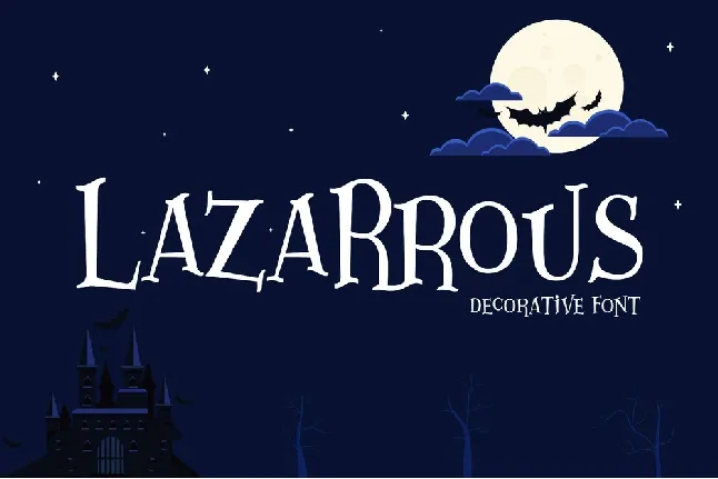 Lazarrous Display font