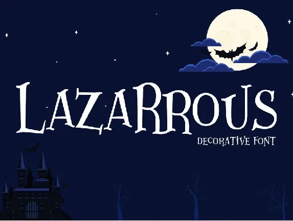 Lazarrous Display font