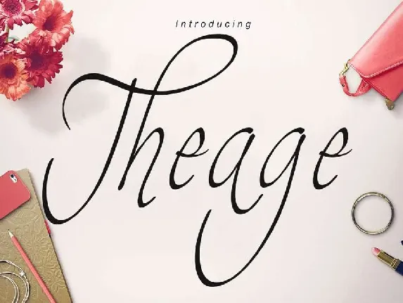 Theage font