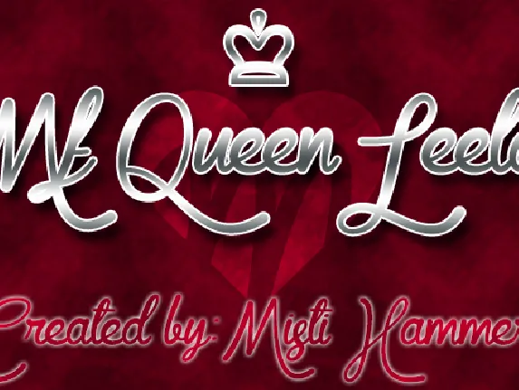 Queen Leela font