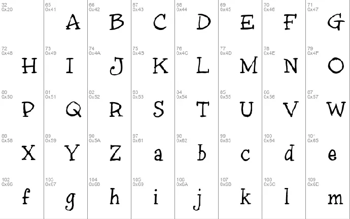 inkyDoo Serif font