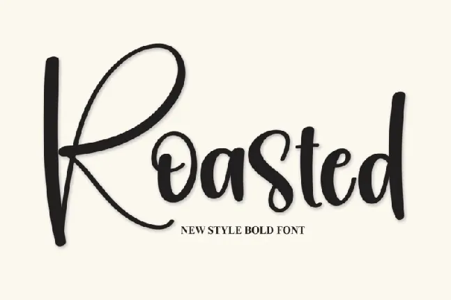 Roasted Script font