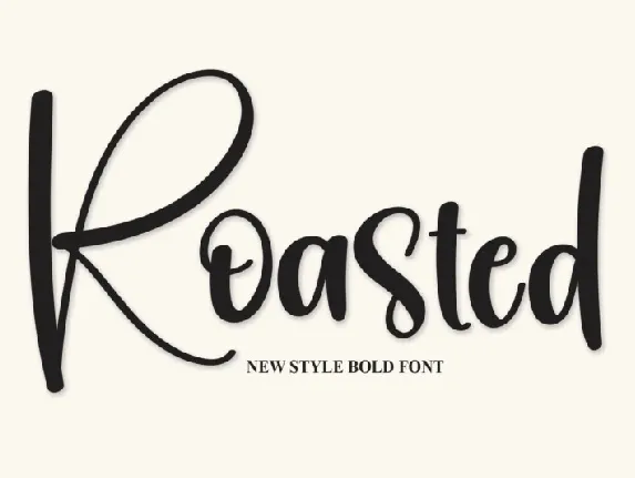 Roasted Script font