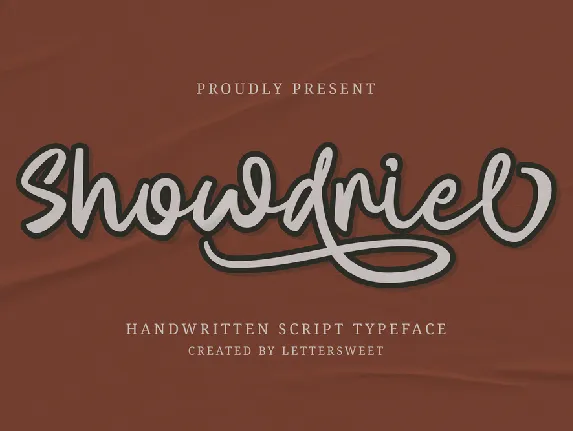 Showdriel font