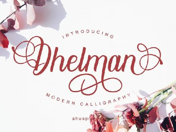 Dhelman font