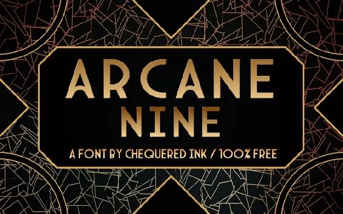 Arcane Nine font