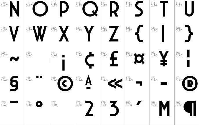 Arcane Nine font