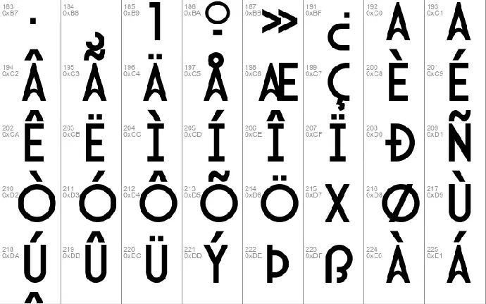 Arcane Nine font