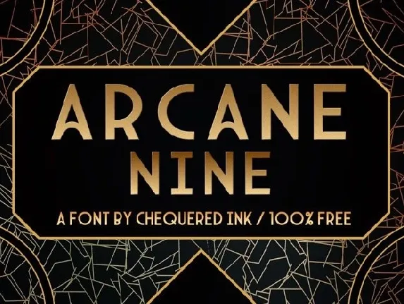 Arcane Nine font