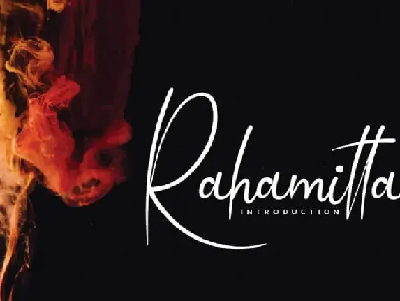 Rahamitta Handwritten font