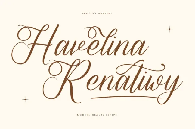 Havelina Renatiwy font