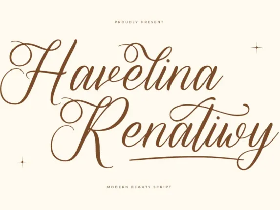 Havelina Renatiwy font