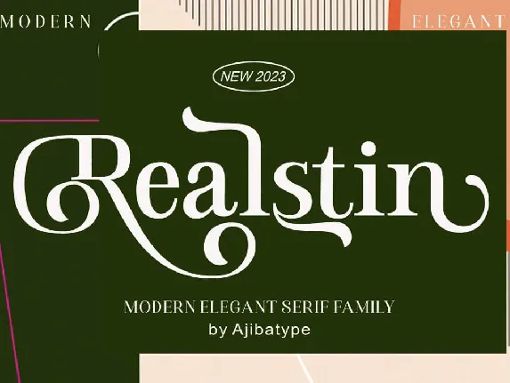 Realstin font