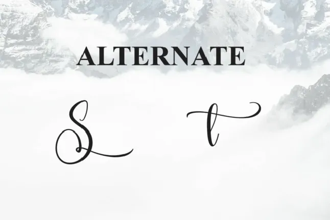 Sublimation Script Typeface font