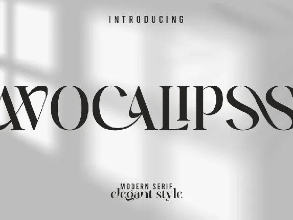 Avocalipss font