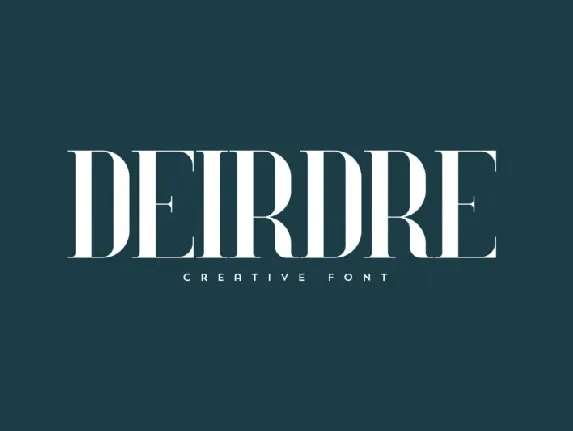 Deirdre font