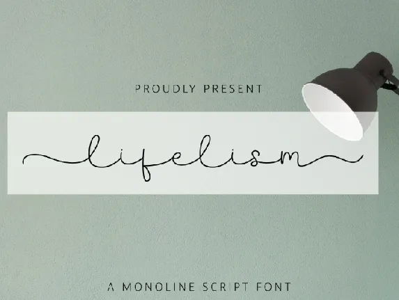 Lifelism font