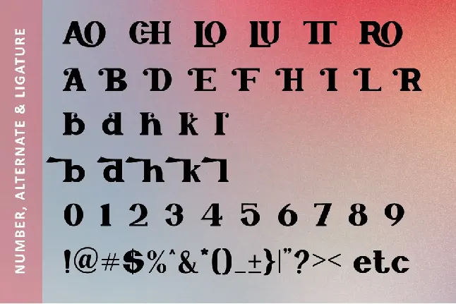 Baochi font