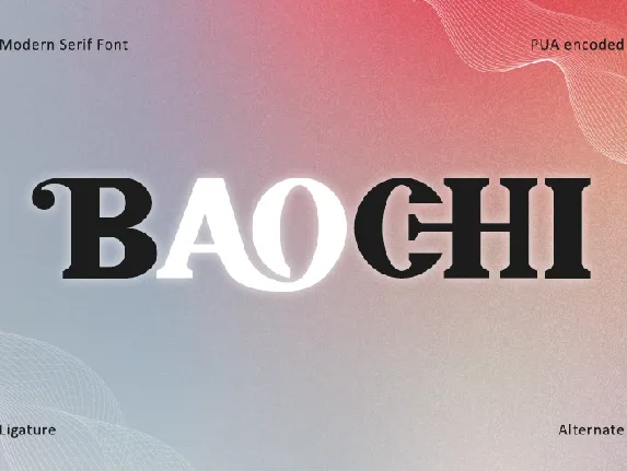 Baochi font