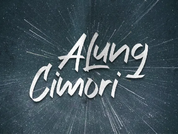 AlungCimori font