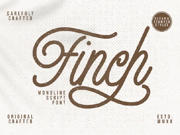 Finch font