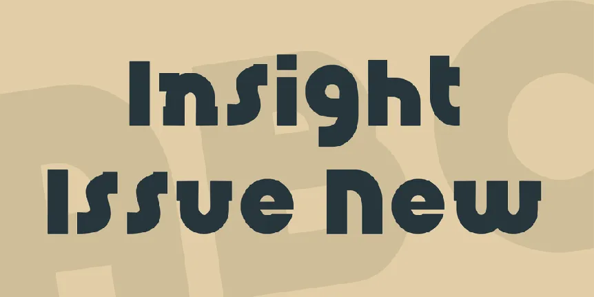 Insight Issue New font