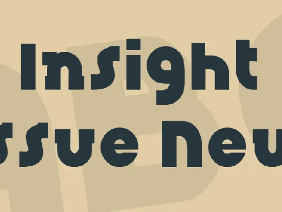 Insight Issue New font