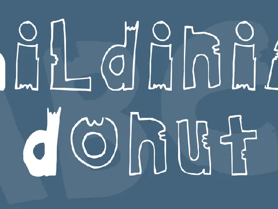 Hildinia Donut font