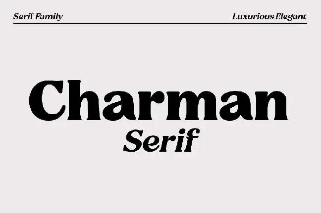 Charman font