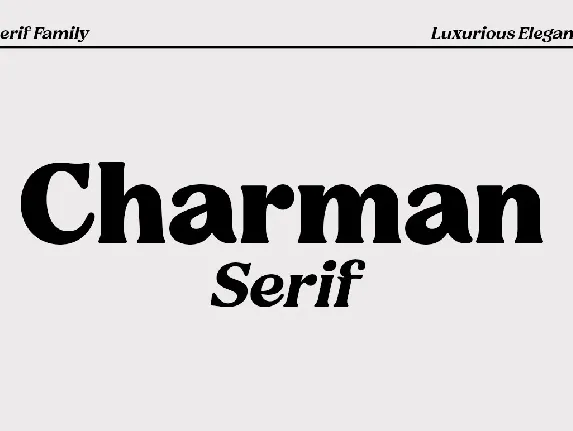 Charman font