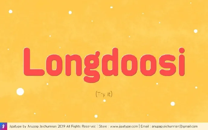 Longdoosi font