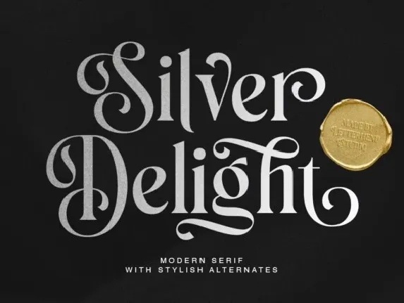 Silver Delight font