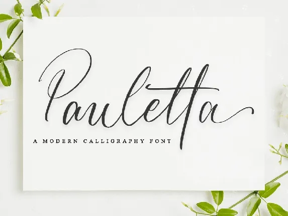 Pauletta font