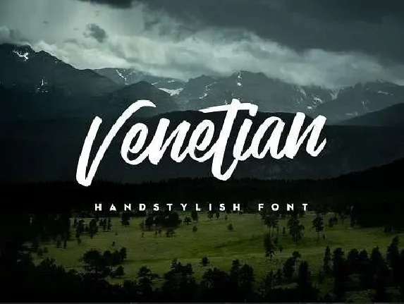 Venetian font