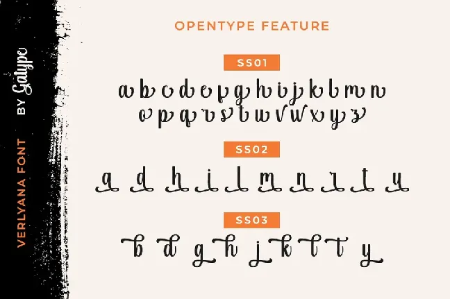 Verlyana font