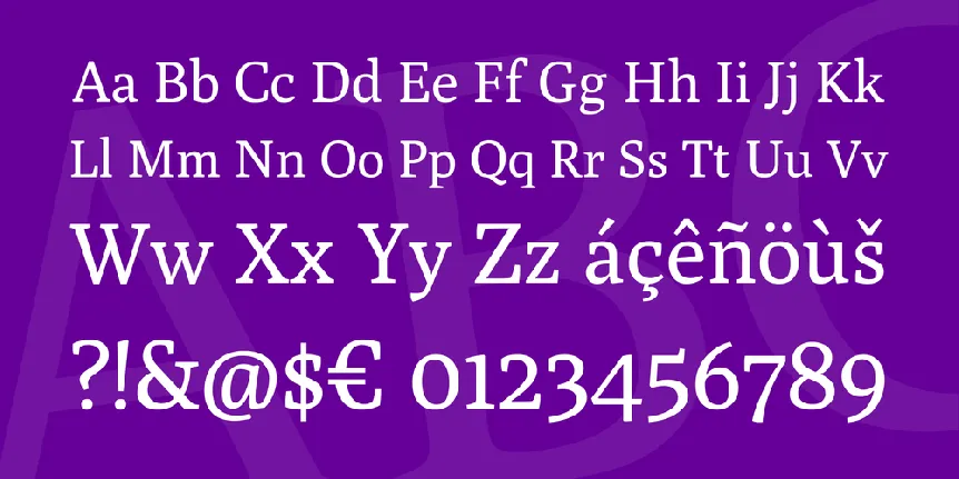 Poly font