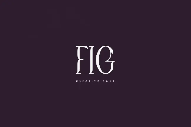 Fig font